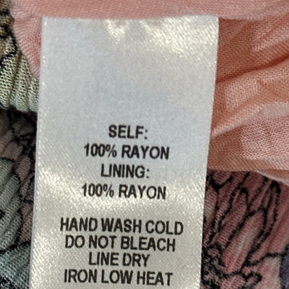 Lulus - Dynah Blush Pink Floral Maxi Dress with slit - Medium - Picture 12 of 12